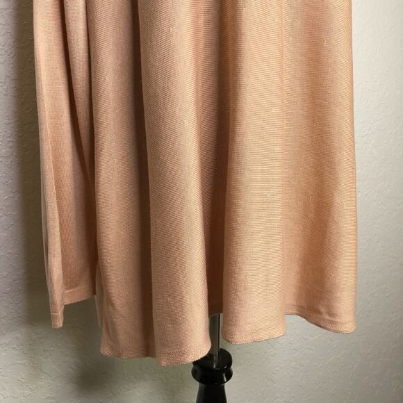 Eileen Fisher peach apricot light orange silk blend tunic sweater size 2X - Picture 3 of 12